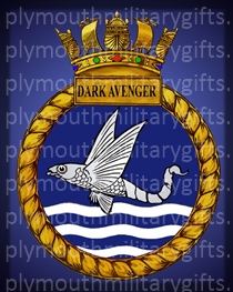 HMS Dark Avenger Magnet